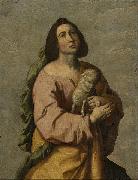 Francisco de Zurbaran Saint Agnes oil painting